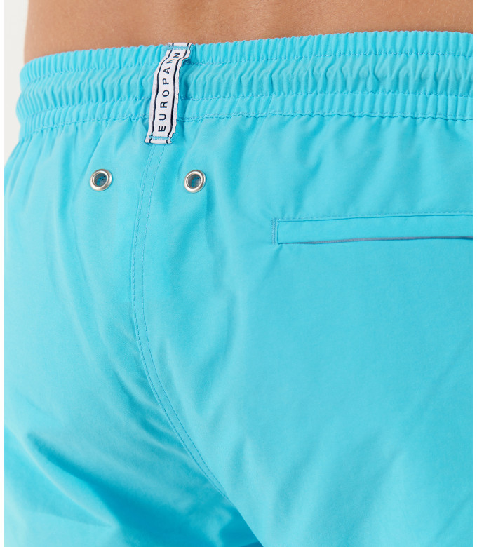 SOFT - Plain turquoise blue swim shorts