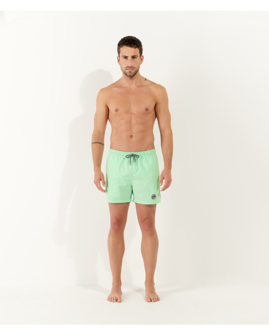 SOFT - Plain lime green swim shorts