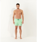 SOFT - Plain lime green swim shorts