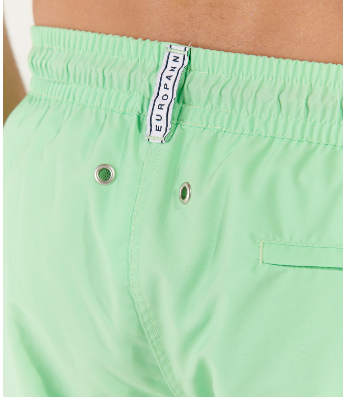 SOFT - Plain lime green swim shorts
