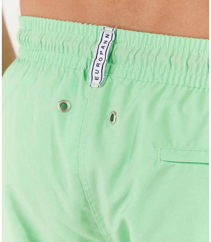 SOFT - Short de bain uni vert anis