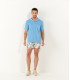 TOWELLING POLO MITCH OCEAN BLUE