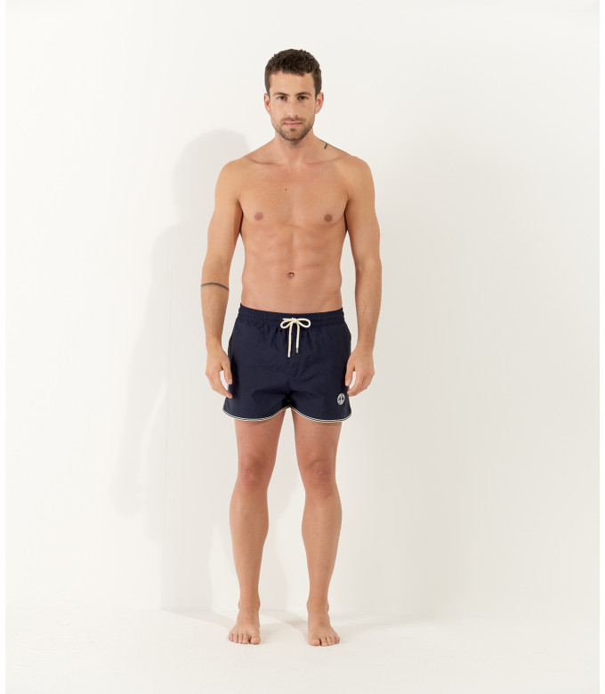 TOM - Plain navy swim shorts