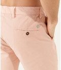 TEXAS - Pink cotton slim-fit bermuda