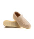 CAPRI - Beige nubuck leather loafers