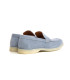 CAPRI - Mocassins en cuir nubuck ciel