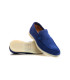 CAPRI - Mocassins en cuir nubuck indigo