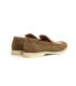 CAPRI - Mocassins en cuir nubuck kaki