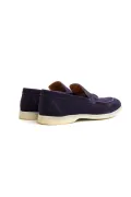 CAPRI - Mocassins en cuir nubuck marine