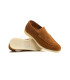 CAPRI - Mocassins en cuir nubuck moka