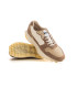 FIRE - Baskets basses chunky en cuir nubuck beige