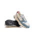 FIRE - Baskets basses chunky en cuir nubuck ciel