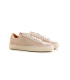 SUMMIT- Low top beige sneakers in nubuck leather