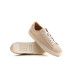SUMMIT- Low top beige sneakers in nubuck leather