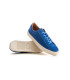 SUMMIT- Low top indigo sneakers in nubuck leather