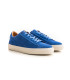 SUMMIT- Low top indigo sneakers in nubuck leather