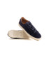 SUMMIT- Low top navy sneakers in nubuck leather