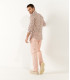 FLASH - Pantalon chino coupe ajustée, rose