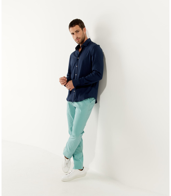 FLASH - Aqua chino pants