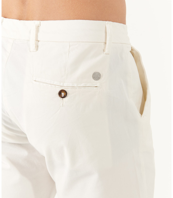 FLASH - Ecru chino pants