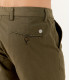 TEXAS - Bermuda chino slim uni, kaki