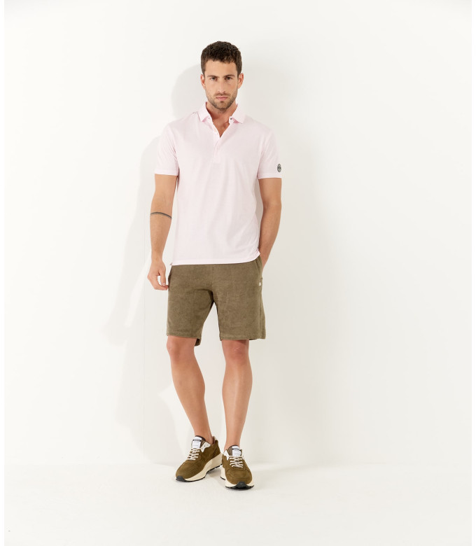 KHAKI SPONGE JOGGING SHORTS NOAH