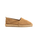 PALMA  - Espadrilles en veau velours taupe