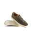 SUMMIT- Low top khaki sneakers in nubuck leather