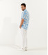 FLOYD - Ocean short-sleeved printed viscose shirt