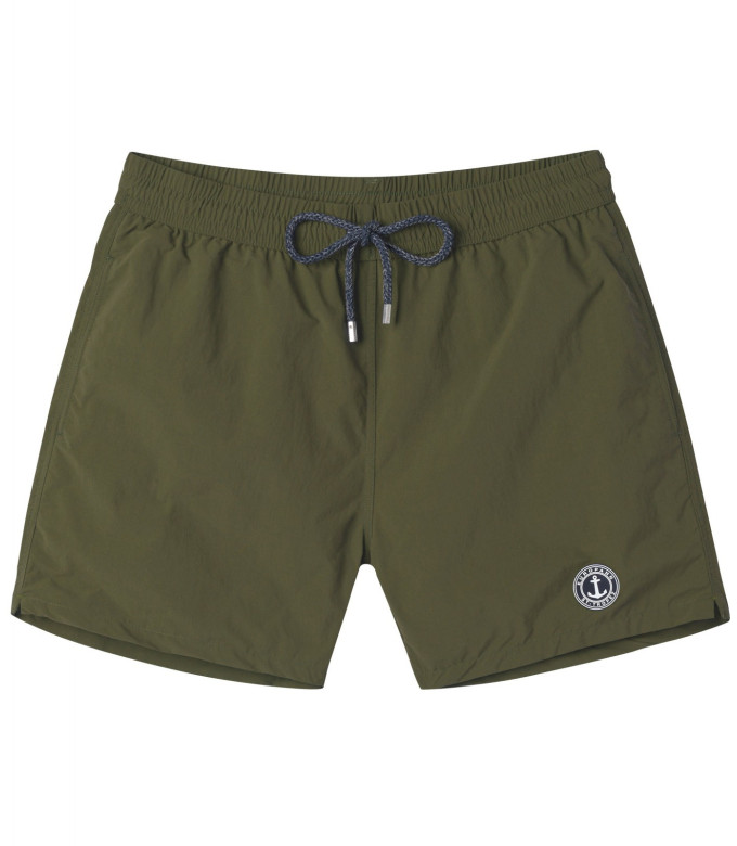 SOFT - Plain khaki swim shorts