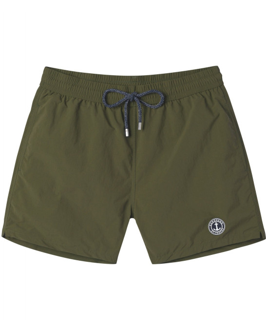 SOFT - Plain khaki swim shorts