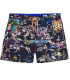 SUMMER - St Tropez painting printed navy blue junior swim short