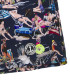 SUMMER - St Tropez painting printed navy blue junior swim short