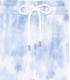ANGE - Short de Bain junior imprimé tie & dye bleu ciel
