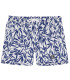 NIPON - Short de bain blanc imprimé fleurs tropicales junior