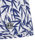 NIPON - Short de bain blanc imprimé fleurs tropicales junior