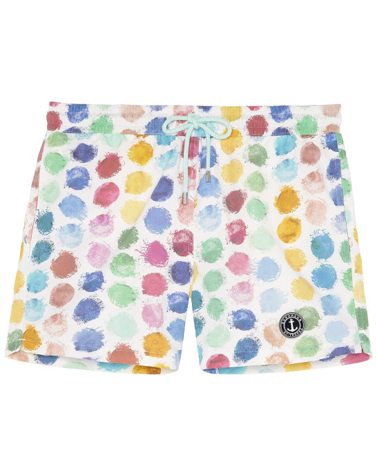 PAINT - Short de Bain original imprimé balles junior