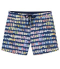 PANTONE PRINTED SWIM SHORTS BORNEO JUNIOR BLUE NAVY