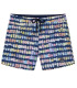 BORNEO JUNIOR - Pantone printed swim shorts, blue navy