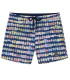 BORNEO JUNIOR - Short de bain imprimé pantone, marine