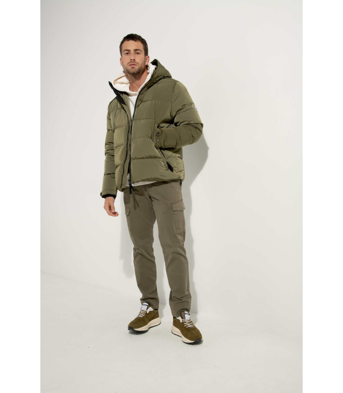 DENVER DOWN JACKET WITH HOOD KHAKI