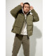 DENVER DOWN JACKET WITH HOOD KHAKI