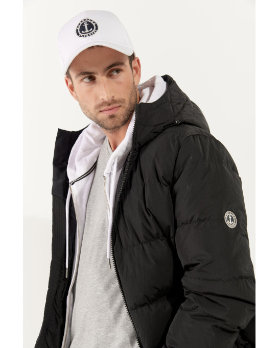 DENVER DOWN JACKET WITH HOOD BLACK