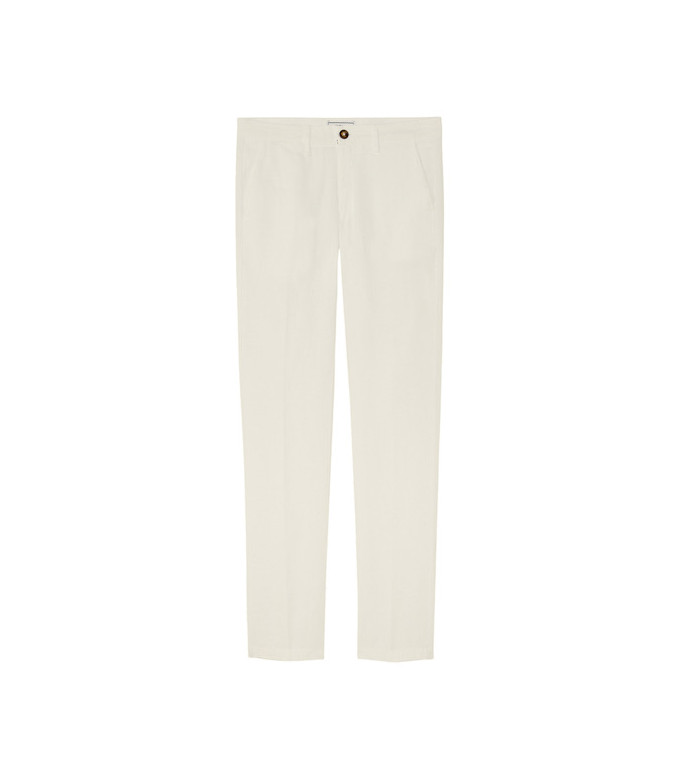 DYLAN - Ecru casual linen trouser