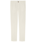 DYLAN - Ecru casual linen trouser