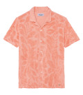 MATT - Coral jacquard terry shirt