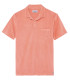 MITCH - Towelling coral blue polo shirt