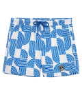 YOA - Pantaloncini da bagno con stampa geometrica King