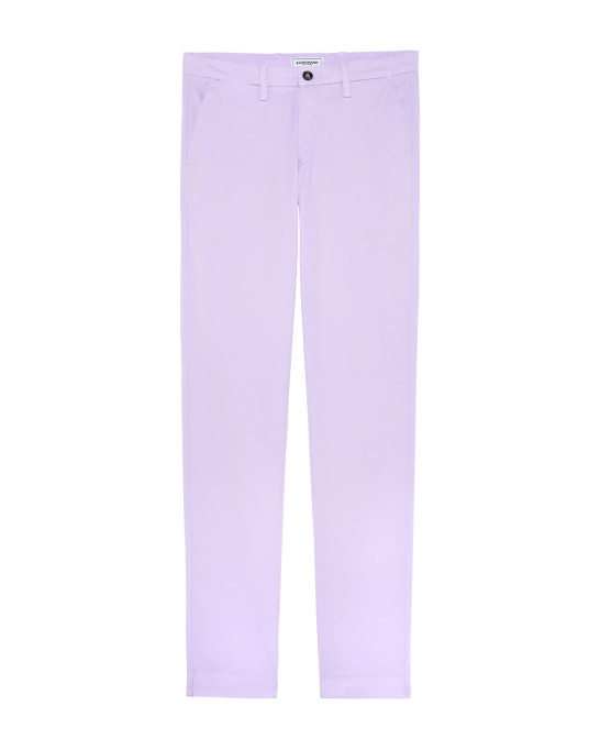 FLASH - Pantalon chino lilas