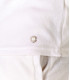 MITCH - Towelling white polo shirt